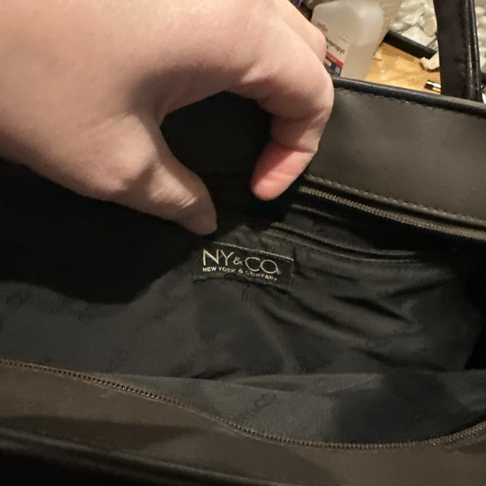 NY & Co Brown Tote Bag - Image 4 of 4