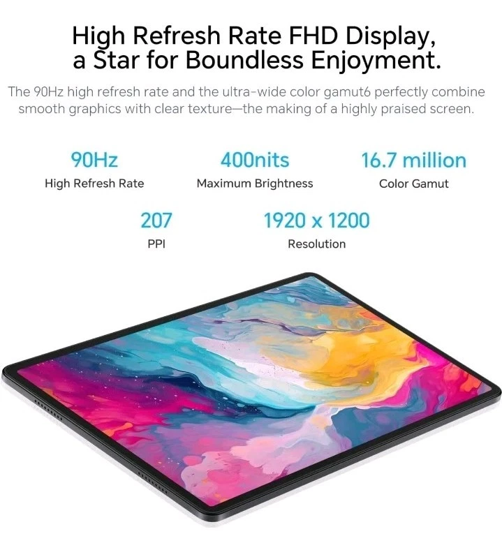 Tablet HONOR Pad X8A 4GB 128GB, Espandibile fino a 1TB, WIFI Tablet, 11" 90Hertz - Immagine 3 di 4