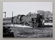 Postkarte - Dampflok 83 1016 mit Personenzug,...