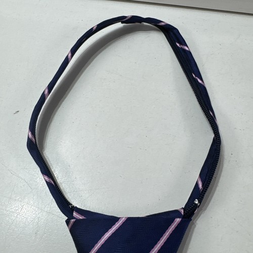 NEW w TAGS Boy's Impermeable Silk 14-1/2" Zip Style Neck Tie - Picture 4 of 10