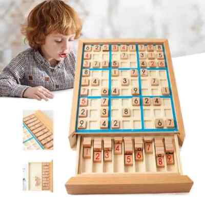 Sudoku Crosswords Wooden Educational Digits Games Latin Square Math Puzzles Toys