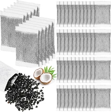 Lounsweer 100 Pcs Activated Charcoal Water Filter Coconut Shell Distiller Filter