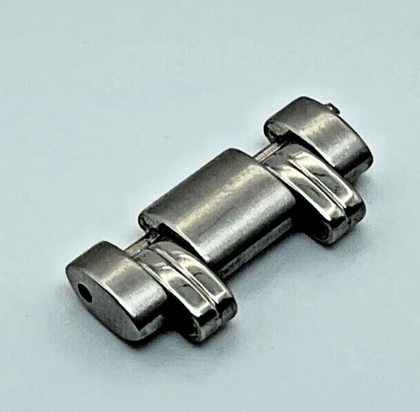 BRACELET DE MONTRE ORIGINAL NEUF 16 MM GUCCI LINK POUR 9000 M 1ÈRE GÉNÉRATION TOUT ACIER