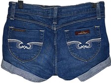 Jordache Denim Jean Shorts size 4 / waist 27 Vintage 90s Western