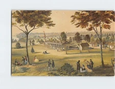 Postcard Hand-colored lithograph of Mount Vernon, Virginia