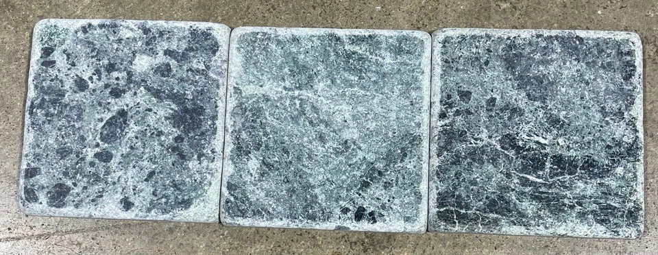 Tile Verde Forest Green Remodel Natural Stone About 4x4 10 Tiles - Image 3 of 4