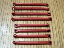 Fit Traxxas 1/16 Summit Front Rear Pushrods Tierods Toe Links Turnbuckles E-REVO