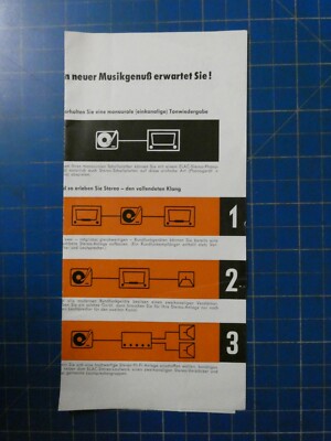 ELAC Phonogeräte im Stil unserer Zeit Katalog K2259