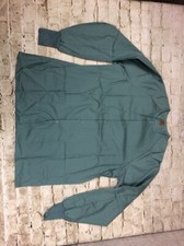 Fashion Seal Healthcare Long Sleeve Scrub Jacket Medium Green Snap Front Unisex