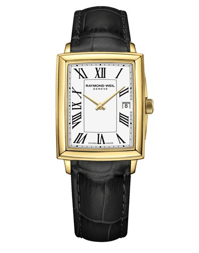Raymond Weil Toccata Quartz White Dial Leather Strap Ladies Watch 5925-PC-00300