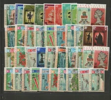 Stamps Cayman Islands, lot of stamps MH and MNH