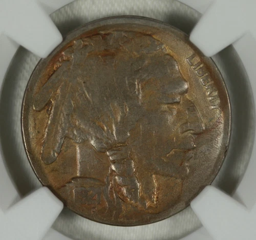 1921–S Buffalo Nickel. .05. NGC VF20. Attractive.