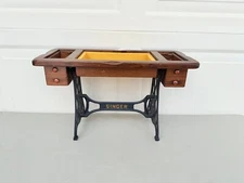 Antique Singer Treadle Sewing Machine Planter Cast Iron Legs House Plant Stand