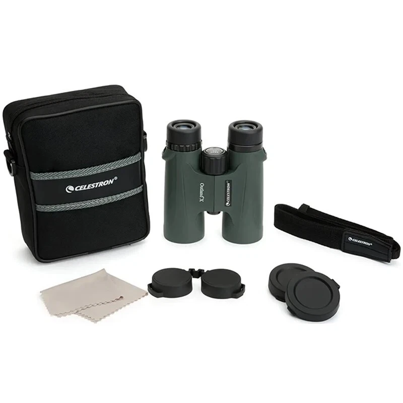 Celestron Outland X 8x42 10X42 Green Binoculars Waterproof & Fogproof Binoculars - Image 4 of 4