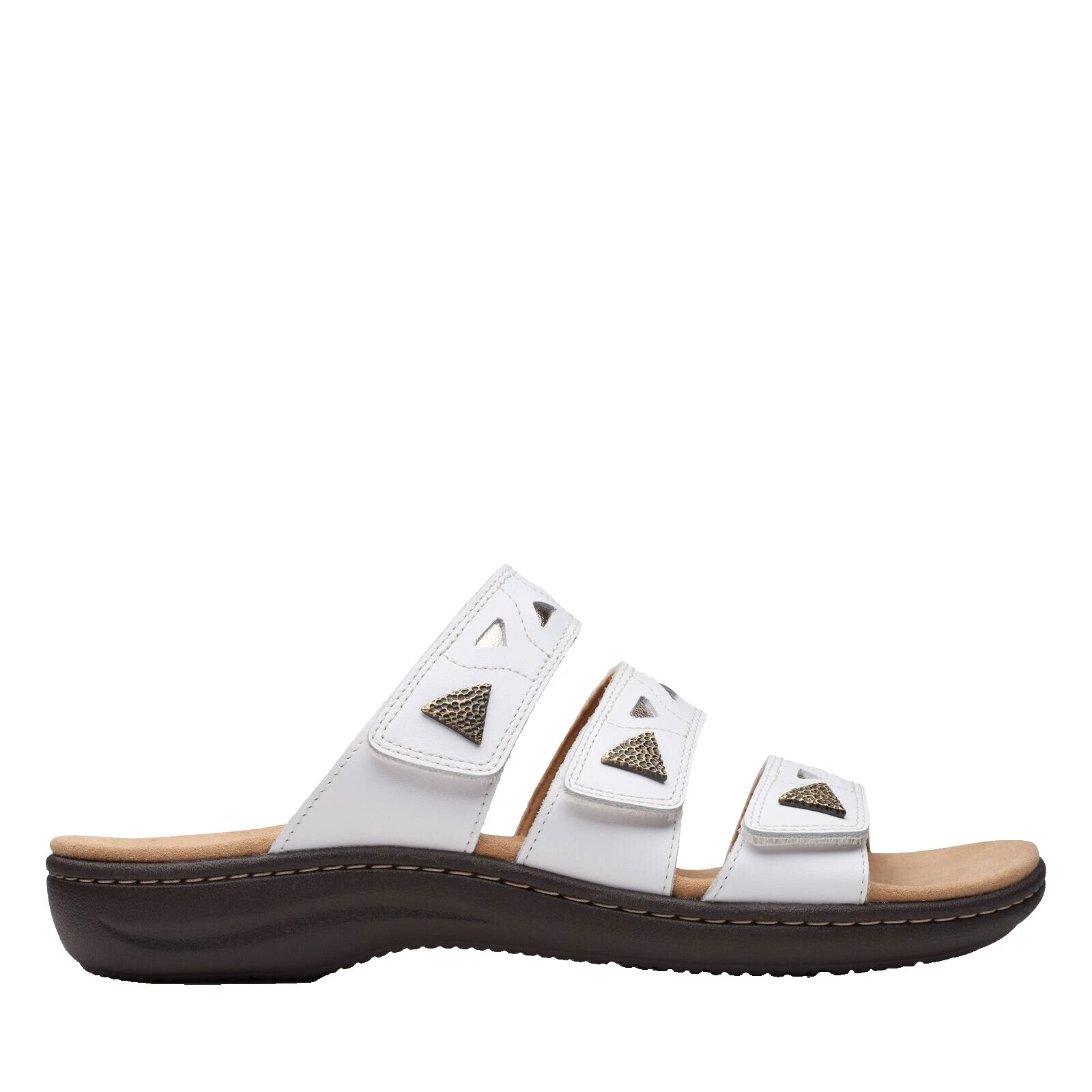 Clarks White Sandals for Women
