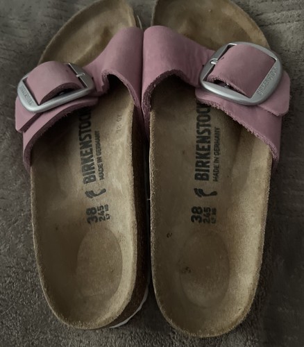Birkenstock Madrid Big Buckle Mauve Pink Size 38 - Picture 5 of 7