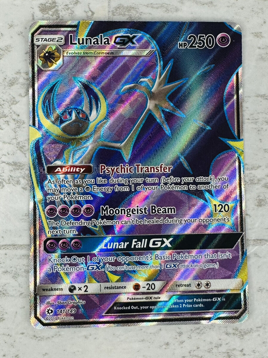 Lunala GX - 141/149 - Full Art Ultra Rare - Pokemon » Pokemon