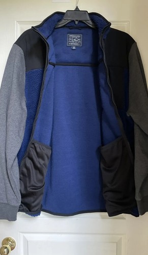 American Eagle Outfitters Men’s AEO Fleece Full Zip Jacket Coat XXXL 3XL EUC - Picture 4 of 6