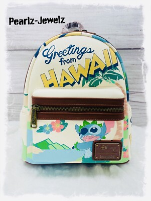 Loungefly Lilo& Stitch Travel Aloha Poster Postcard Hawaii 