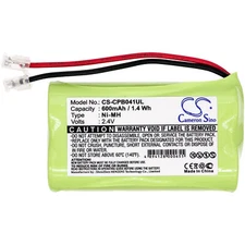 Replacement New Rechargeable Battery For Universal AA x 2 600mAh Ni-MH