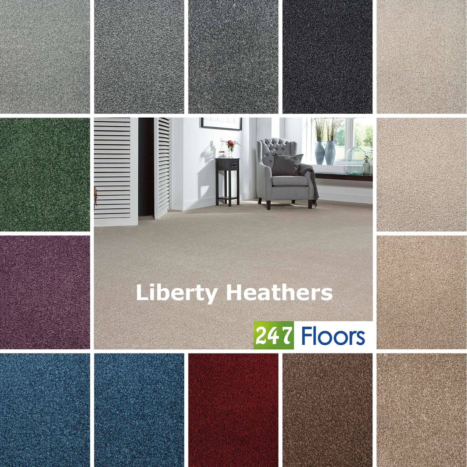 Cheap Carpet Liberty Twist ONLY £6.49/m² FREE DELIVERY Grey Bedroom Lounge Hall