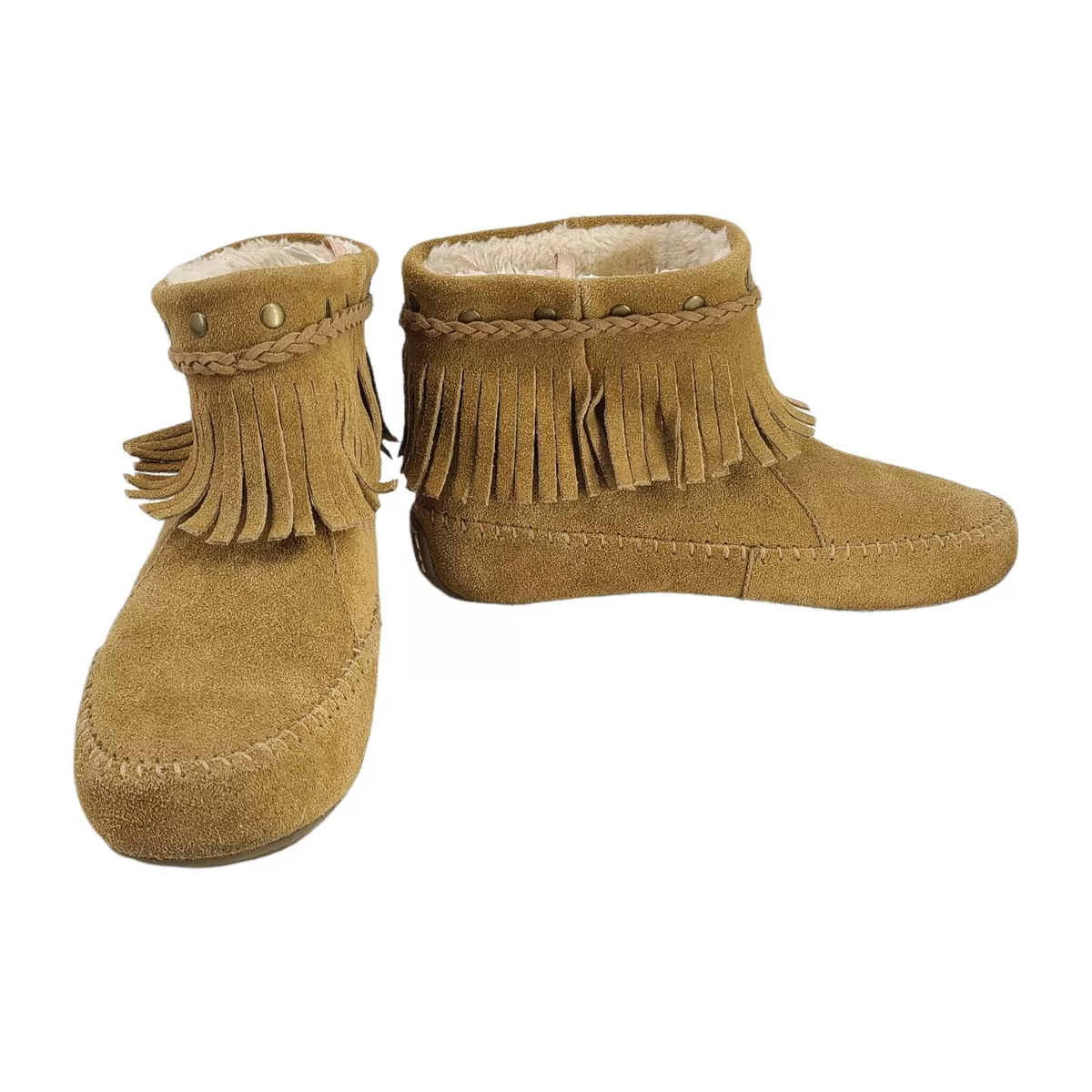 Lucky brand fur hotsell lined moccasins