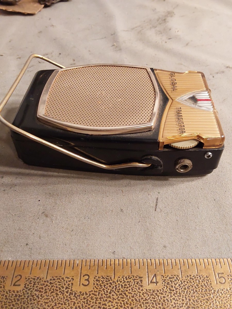 GLOBAL TRANSISTOR GR-711 6 TRANSISTOR JAPAN MADE RADIO Black GLOBAL TRANSISTOR GR-711 6 TRANSISTOR JAPAN MADE RADIO Black