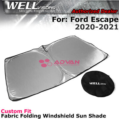 Windshield Heat Blocking Folding Sun Shade For Ford Escape 2020-2021 WELLvisors