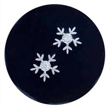 Pretty New Silver Plated Clear Crystal CZ Snowflake Post Stud Earrings