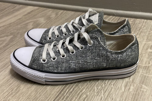 charity Pessimist play piano Converse All Star Chuck Taylor Ox Charcoal Grey/Silver Low Top Shoes Women  Sz 7 | eBay