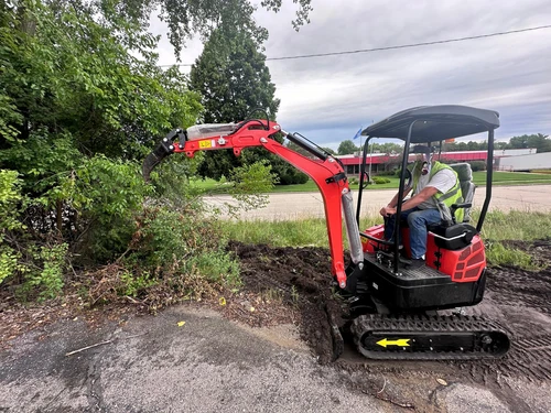 FREE SHIPPING 2025 2 Ton New Mini Excavator,  KUBOTA D902 Diesel Engine 16 hp - Picture 4 of 4