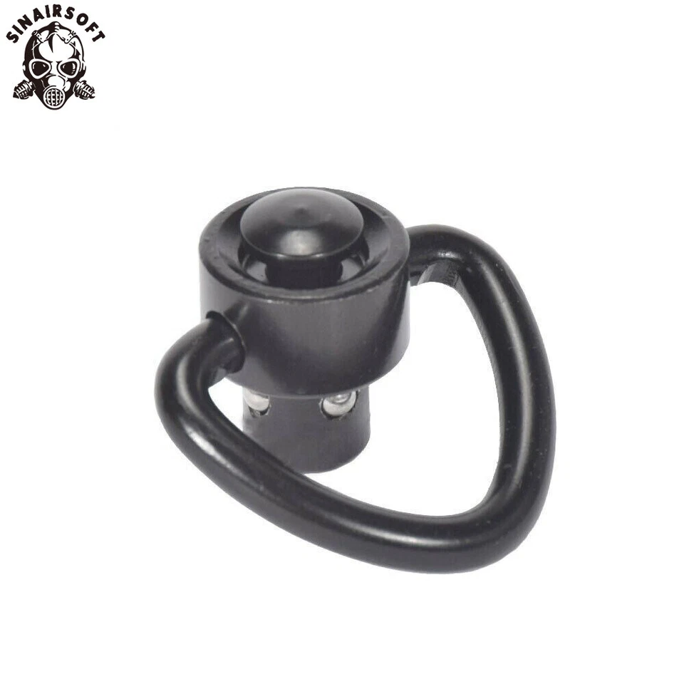 Tactical Quick Detach QD Sling Swivel + Adapter With Picatinny 20 mm Rail mount - Image 4 of 4
