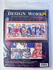 Design Works I Love Cats Counted Cross Stitch Kit #9258 Sealed New Old Stock