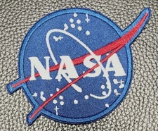 NASA Meatball 4" Twill Background w/Embroidered Accents