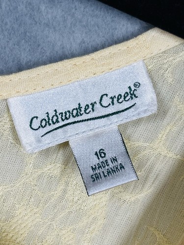 Coldwater Creek 2-teiliges Maxikleid Set Größe 16 Küste Sommer Hochzeit Kirche Neu mit Etikett - Bild 8 von 23