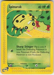 Spinarak 111/147 Aquapolis Common
