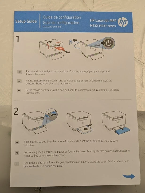 HP Laserjet MFP M234dw Wireless Black & White Printer All-in-One Mobile Printing - Image 4 of 4