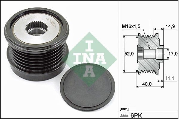 INA Generatorfreilauf FüR Mercedes GLC (X253,C253),GLK-KLASSE (X204),SLC (R172)-image