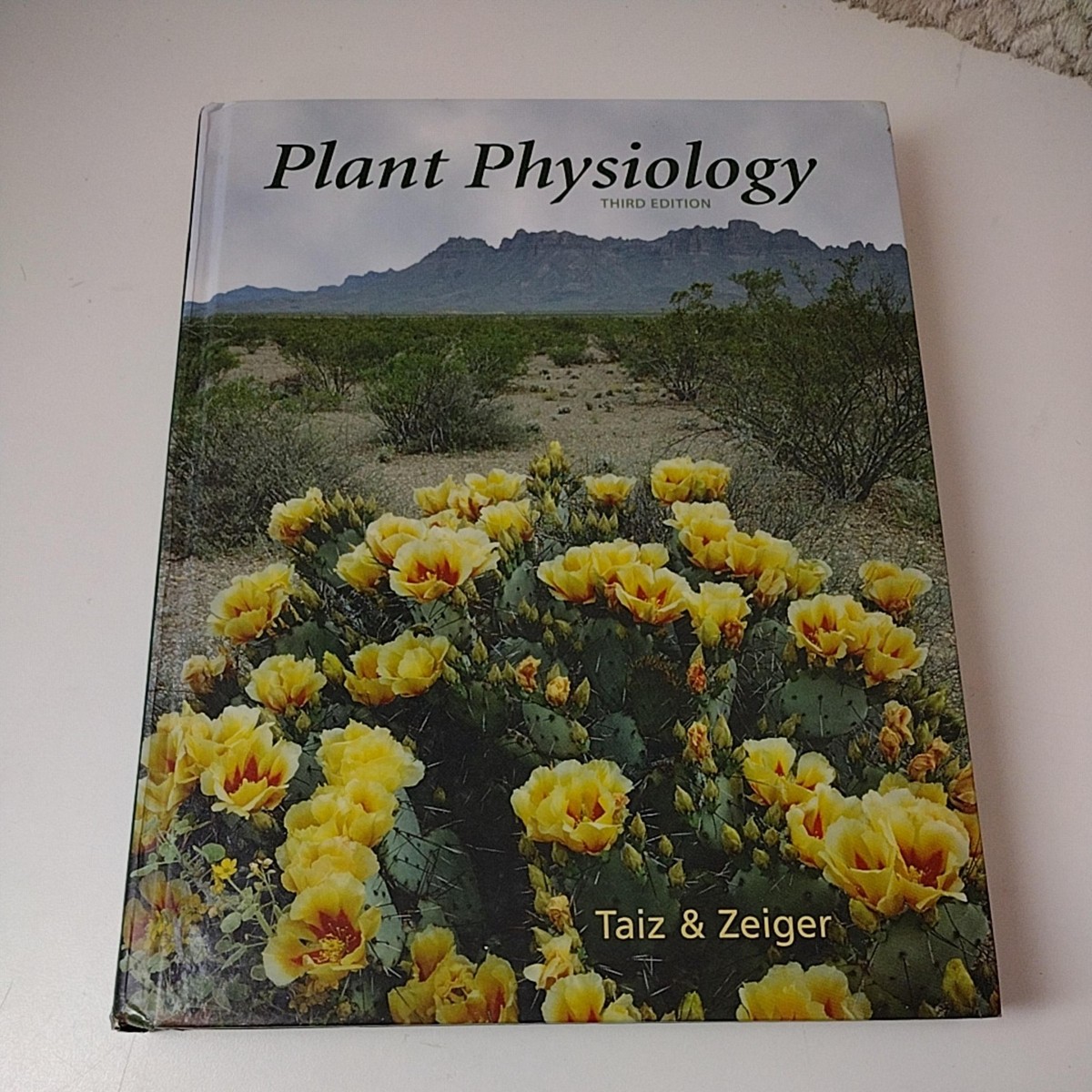 Plant Physiology Taiz Zeiger Third Edition Hardcover Textbook