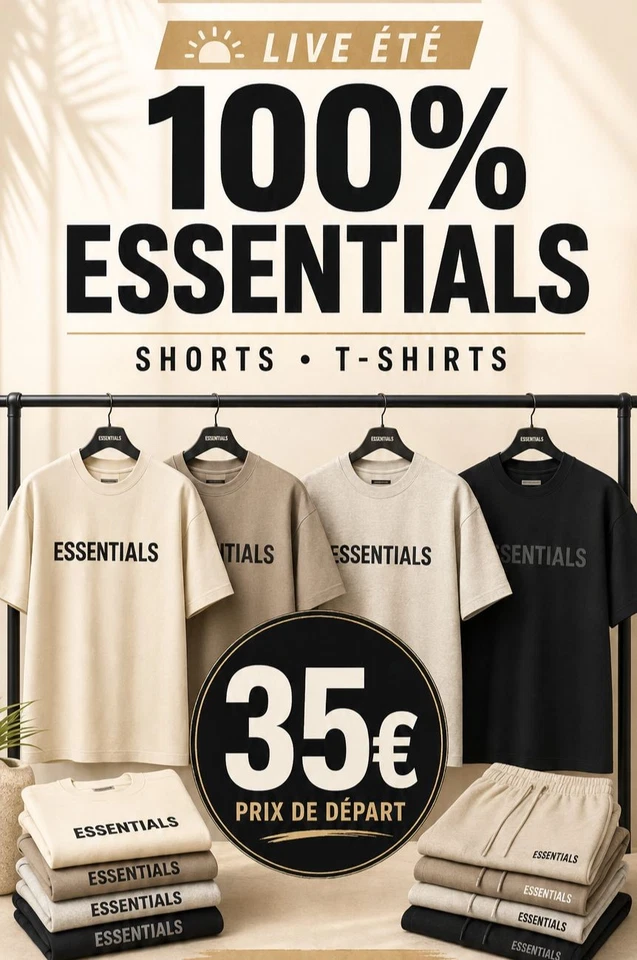ESSENTIALS à 35€ !!