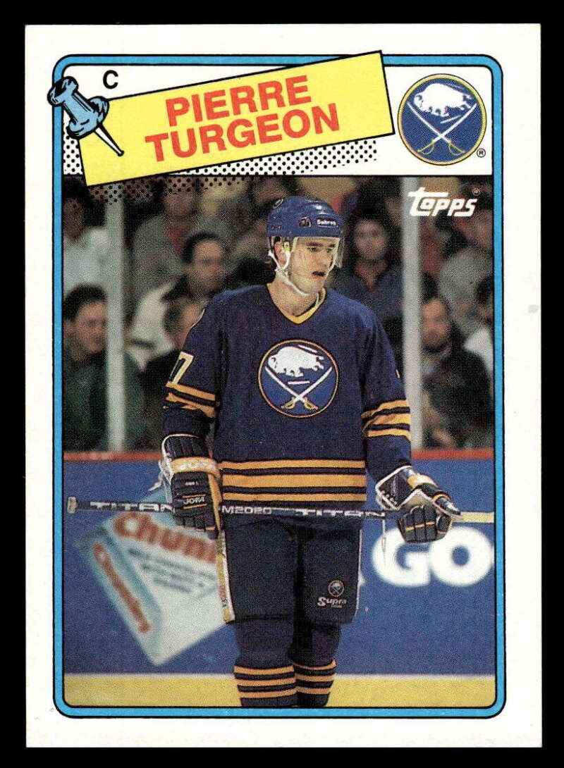 1988 Topps Pierre Turgeon Rookie Buffalo Sabres #194 NM XX1481