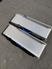 2m Wheelchair Ramps Pair - Bridge Ramp Telescopic Ramp FEAL 207 cm