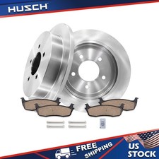 Rear Disc Brakes Rotors Brake Pads For Ford Expedition F-150 Lincoln Navigator