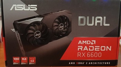 ASUS Dual AMD Radeon RX 6600 8gb 