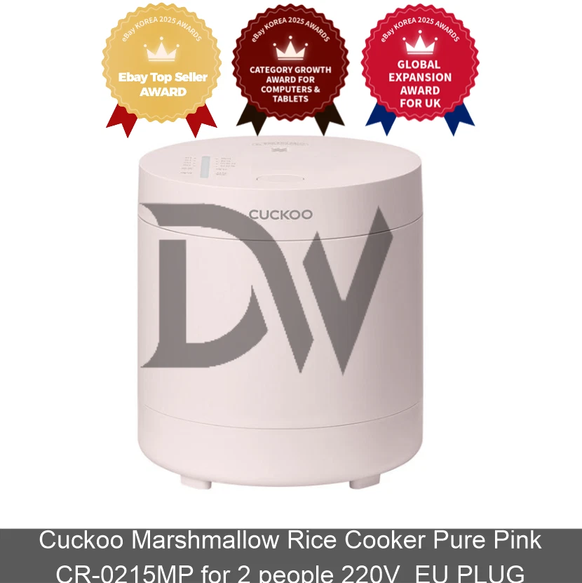 Cuckoo Marshmallow Rice Cooker Pure Pink CR-0215MP for 2 people 220V EU PLUG