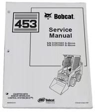 Bobcat 453 Skid Steer Service Manual Shop Repair Book Part # 6900363