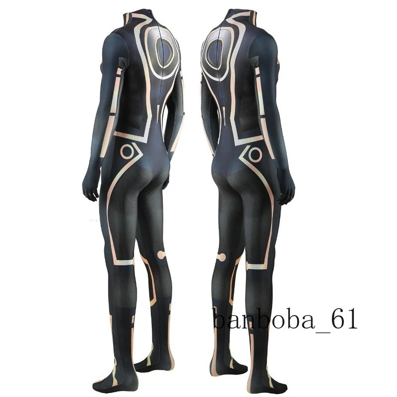 Disfraz Cosplay Tron Legacy Mono Amarillo Body Adulto Niños Fiesta de Halloween Foto 4 de 4