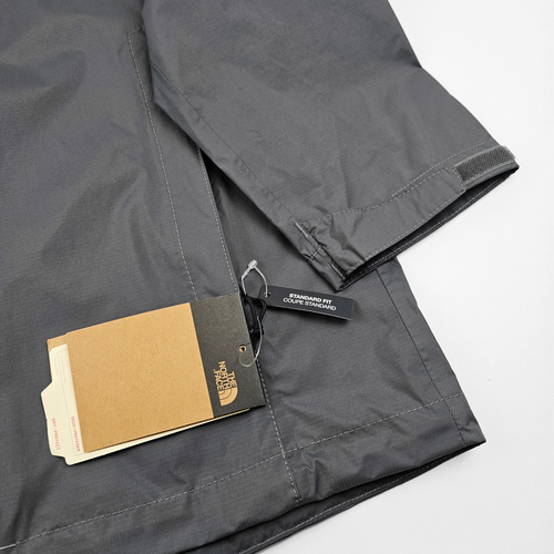 The North Face Men’s Venture 2 DryVent Hooded Rain Jacket Gray/Black • Medium - Picture 8 of 10