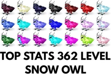 Snow Owl 362 LEVEL TOP STATS Clone EGGS Ark Survival Ascended Official PVE