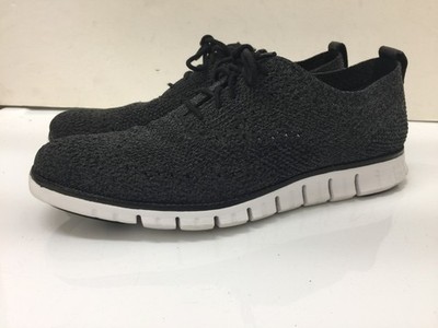 Cole Haan Size 10 M Black Men's Zero Grand Stitchlite Wingtip Oxfords C26716